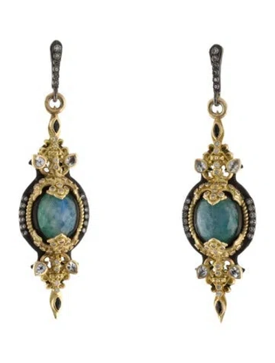 Pre-owned Armenta Multi-stone & Diamond Drop Earrings