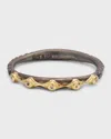 Armenta Old World Multi-crivelli Stacking Ring In Yellow/black