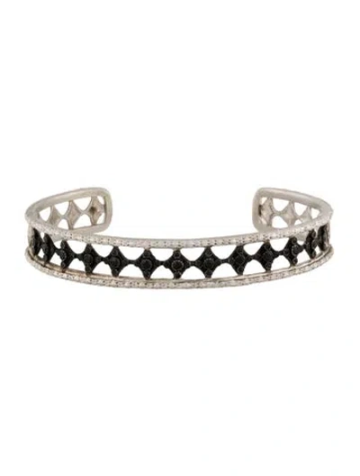 Pre-owned Armenta Spinel Crivelli Cuff Bracelet, 6.5" In Multicolor