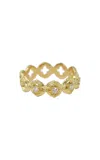 ARMENTA SUENO SCROLL 18K YELLOW GOLD DIAMOND RING