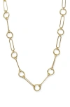 Armenta Textured Link Necklace In Gold