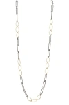 Armenta Two-tone Link Necklace