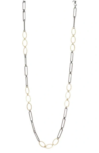 Armenta Two-tone Link Necklace