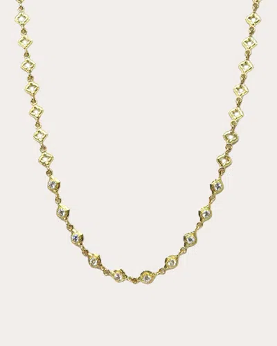 Armenta Women's 18k Gold Diamond Scroll Necklace
