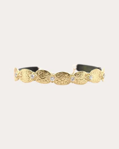 Armenta Women's 18k Gold Sterling Silver And Diamond Artifact Coin Cuff
