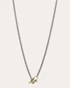 Armenta Women's 18k Gold Sterling Silver And Diamond Toggle Pendant Necklace In Gold