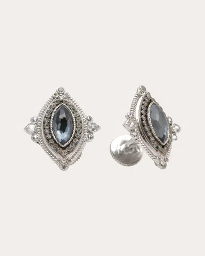 Armenta Women's Marquise Hematite Cufflinks In Black