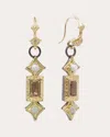 ARMENTA WOMEN'S OPAL & MORGANITE DROP EARRINGS