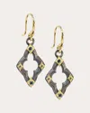 ARMENTA WOMEN'S SMALL OPEN SCROLL DROP EARRINGS