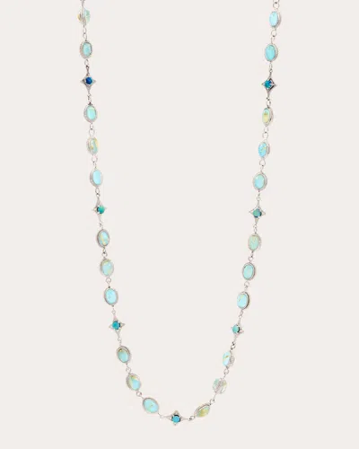Armenta Women's Sterling Silver 14k Gold Opal And Turquoise Necklace In Blue