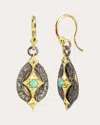 ARMENTA WOMEN'S TURQUOISE CRIVELLI DROP EARRINGS