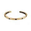 Armine + Ambrose Women's Gold / Black Who You Are Cuff - Gold In Gold