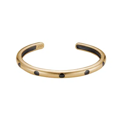 Armine + Ambrose Women's Gold / Black Who You Are Cuff - Gold