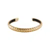 Armine + Ambrose Women's The A Embossed Cuff - Gold In Gold