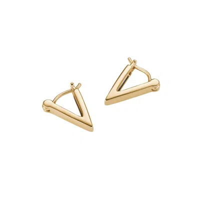 Armine + Ambrose Women's The A's Huggie Earrings - Gold