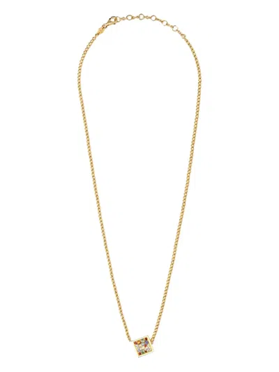 Armiss 18kt Yellow Gold Diamantine Diamond Necklace In Pattern