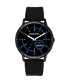 Armitron Connect Link Black Silicone Smartwatch, 45mm In Black