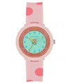 Armitron Kid's Quartz Dottie Pink Silicone Watch, 30mm In Pink