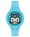 Armitron Kid's Quartz Happy Pals Blue Silicone Watch, 38mm In Blue