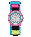 Armitron Kid's Quartz Strap N' Go Multi Watch, 32mm In Pink
