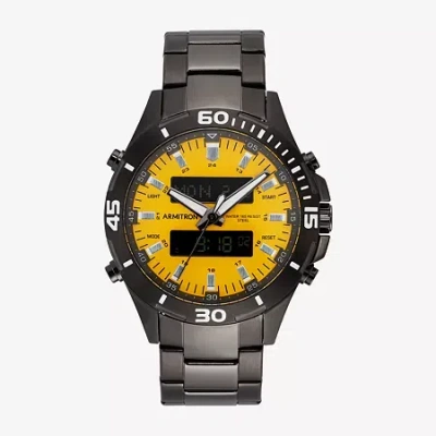 Armitron Mens Gray Bracelet Watch 20/5347yldg In Multi