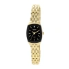 Armitron Now Womens Gold-tone Stainless Steel Diamond Accent Watch In Transparent