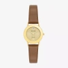 Armitron Womens Brown Leather Strap Watch 75 2447chgphy In Multi
