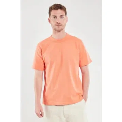 Armor-lux 72000 Heritage T Shirt In Coral In Pink