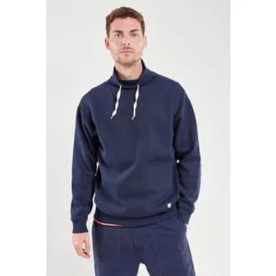 Armor-lux 72002 Sweatshirt In Marine Deep Navy Blue