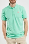Armor-lux Armor Lux Cotton Piqué Polo In Mint Green