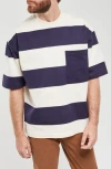 ARMOR-LUX ARMOR LUX HERITAGE STRIPE CHEST POCKET T-SHIRT