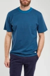 Armor-lux Heritage Stripe T-shirt In Blue Glacial/ Marine Deep