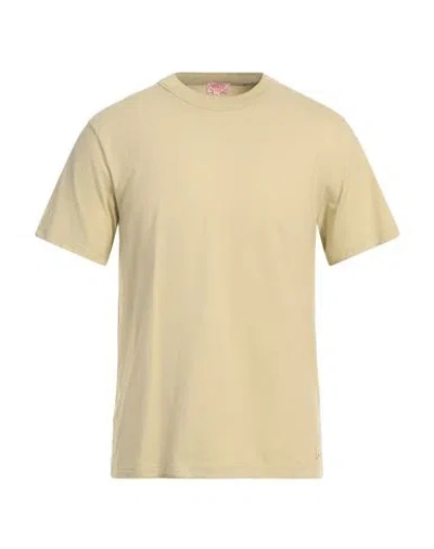 Armor-lux Man T-shirt Sage Green Size M Organic Cotton