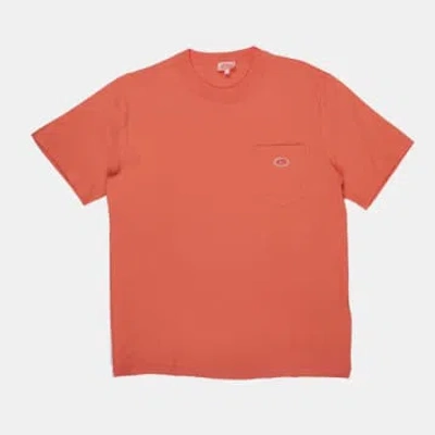 Armor-lux Pocket T-shirt In Orange