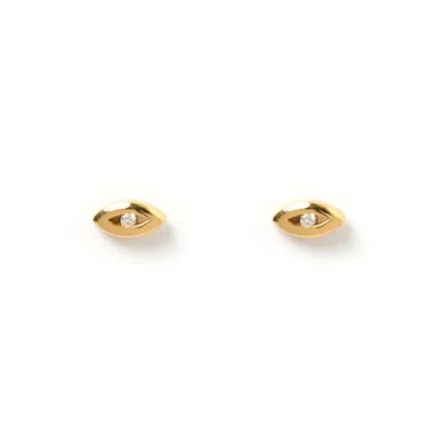 Arms Of Eve Women's Amulet Gold Studs
