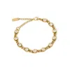 Arms Of Eve Women's Cassandra Gold Bracelet - Stone