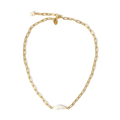 Arms Of Eve Women's Cecilia Gold & Pearl Necklace