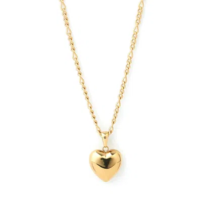 Arms Of Eve Women's Gold Rose Heart Necklace