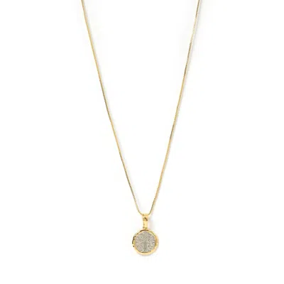Arms Of Eve Women's Gold / Silver Piccolo Two Tone Charm Necklace In Multi