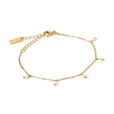 Arms Of Eve Women's Gold Sofia Pearl Bracelet
