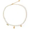 Arms Of Eve Women's Gold / White Paradiso Pearl Necklace In Multi