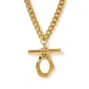 Arms Of Eve Women's Gold / White Rafaella Mother Of Pearl Necklace In Gold