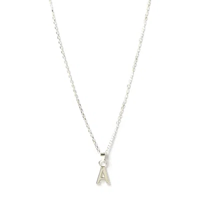 Arms Of Eve Women's Initial Silver Charm Necklace