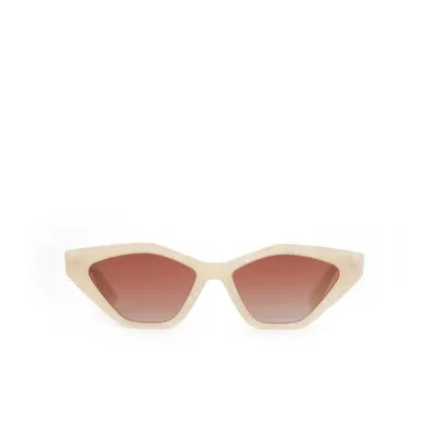 Arms Of Eve Women's Jagger Sunglasses - White In Neutral