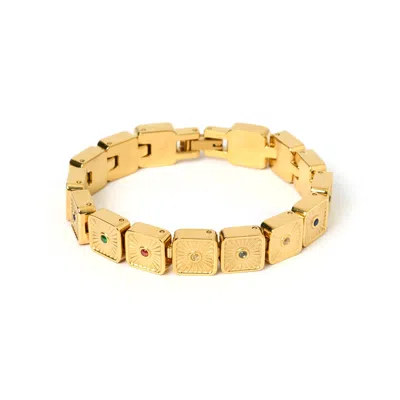 Arms Of Eve Women's Jasper Gold Bracelet