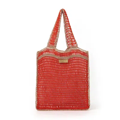 Arms Of Eve Women's Lani Beach Bag - Red Apple