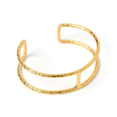 Arms Of Eve Women's Maya Gold Cuff Bracelet