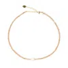 Arms Of Eve Women's Mila Gemstone & Pearl Choker In Yellow