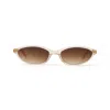 Arms Of Eve Women's Neutrals / Pink / Purple Frankie Sunglasses - Rose
