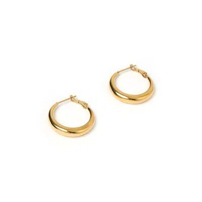 Arms Of Eve Women's Riley Gold Hoop Earrings - Small